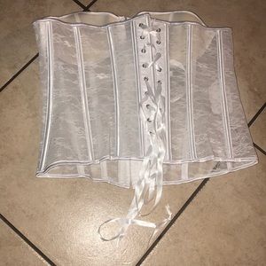 Intimates & Sleepwear - Women’s sheer white corset Large Intimates & Sleepwear - Women’s sheer white corset Large
